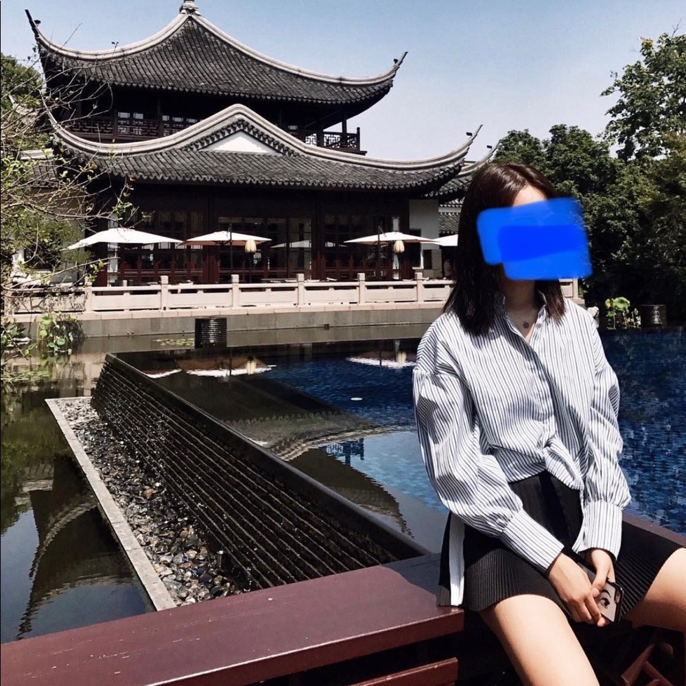 Mango striped shirt in XS